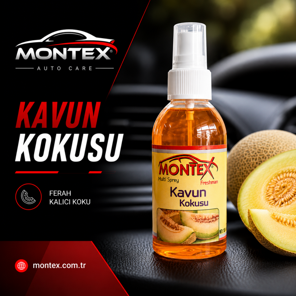 Montex Kavun Kokusu 150 ml Multi Sprey Araç Kokusu