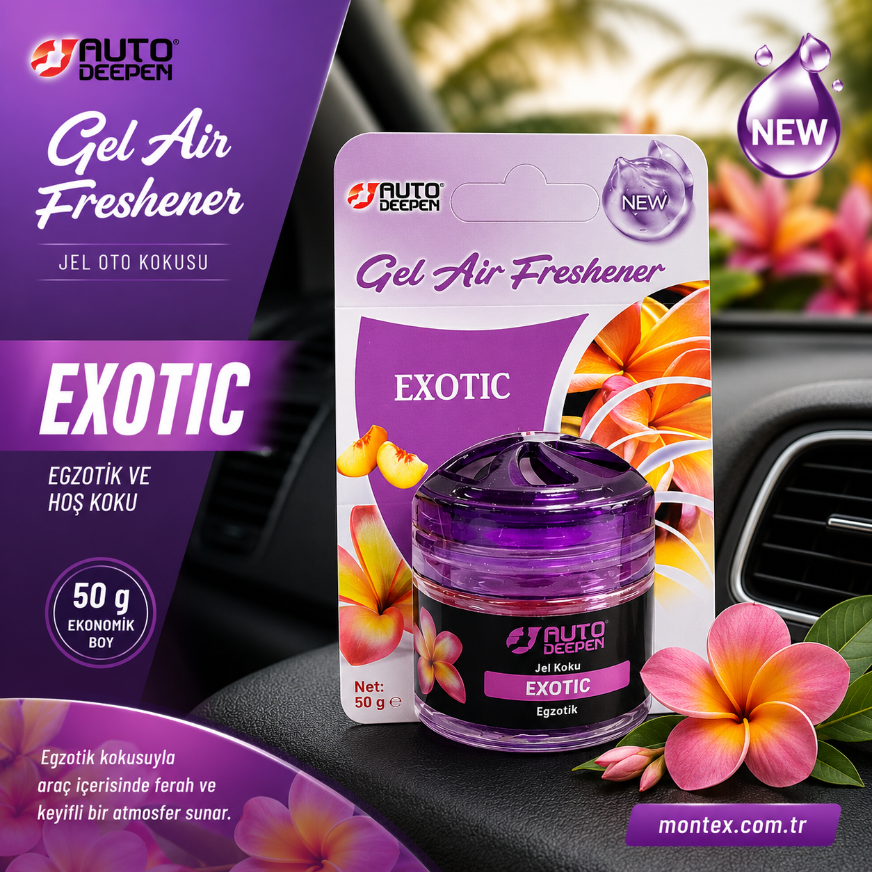 Auto Deepen Exotic Jel Oto Kokusu 50 gr