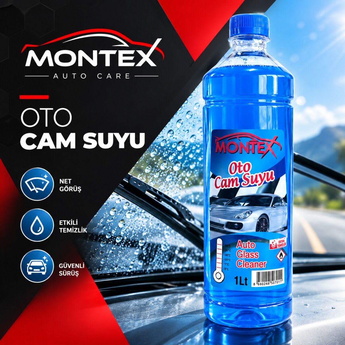 Montex Oto Cam Suyu 1 Litre
