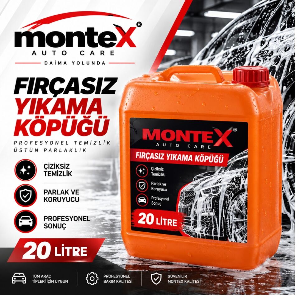 Montex Fırçasız Yıkama Köpüğü 20 Litre